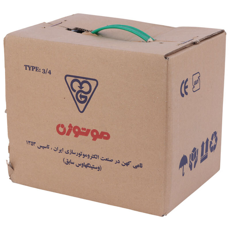 الکترو موتور کولر آبی 3/4 اسب بخار موتوژن CS 56-4/6 F01