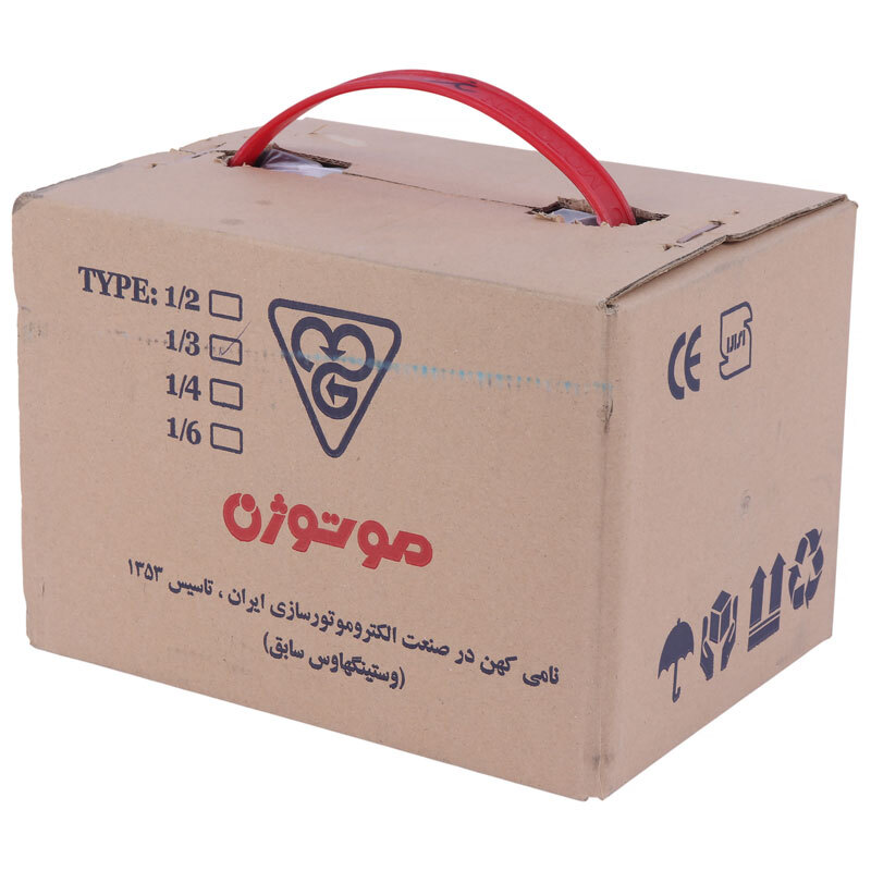 الکترو موتور کولر آبی 1/3 اسب بخار موتوژن SP 56-4/6-D01