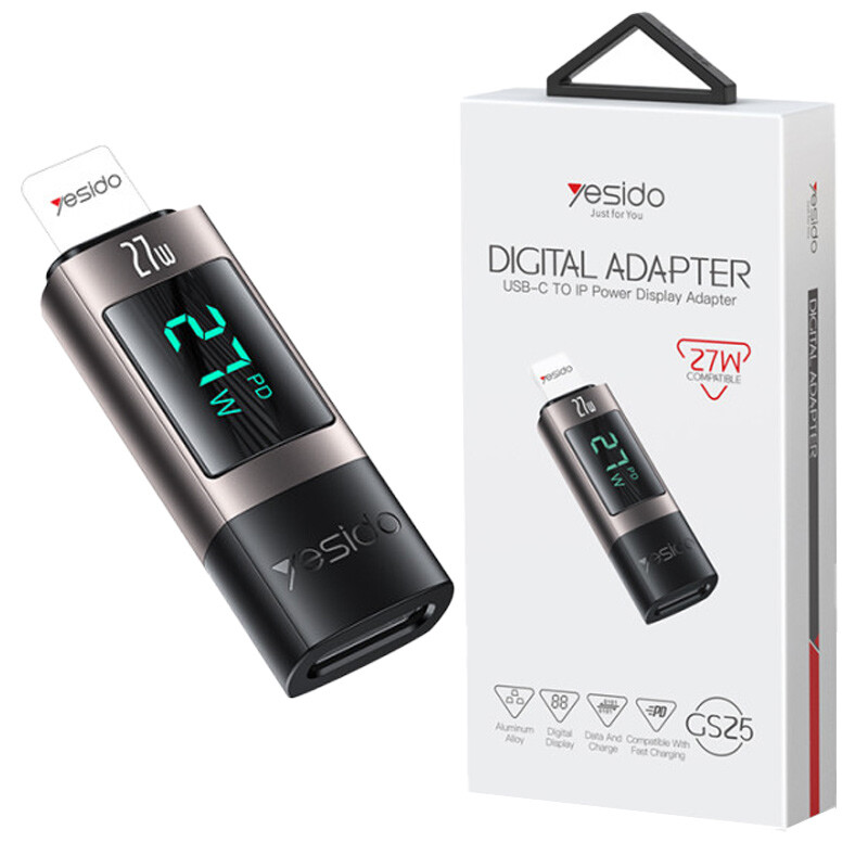 تبدیل Type-C OTG به Lightning یسیدو GS25