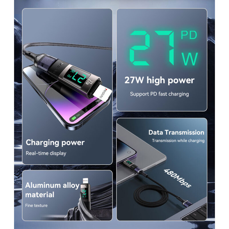 تبدیل Type-C OTG به Lightning یسیدو GS25