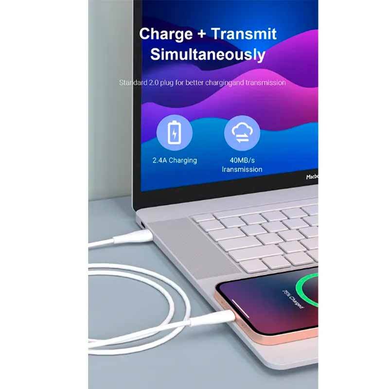 کابل تایپ سی فست شارژ Awei CL-182T 3A 1m