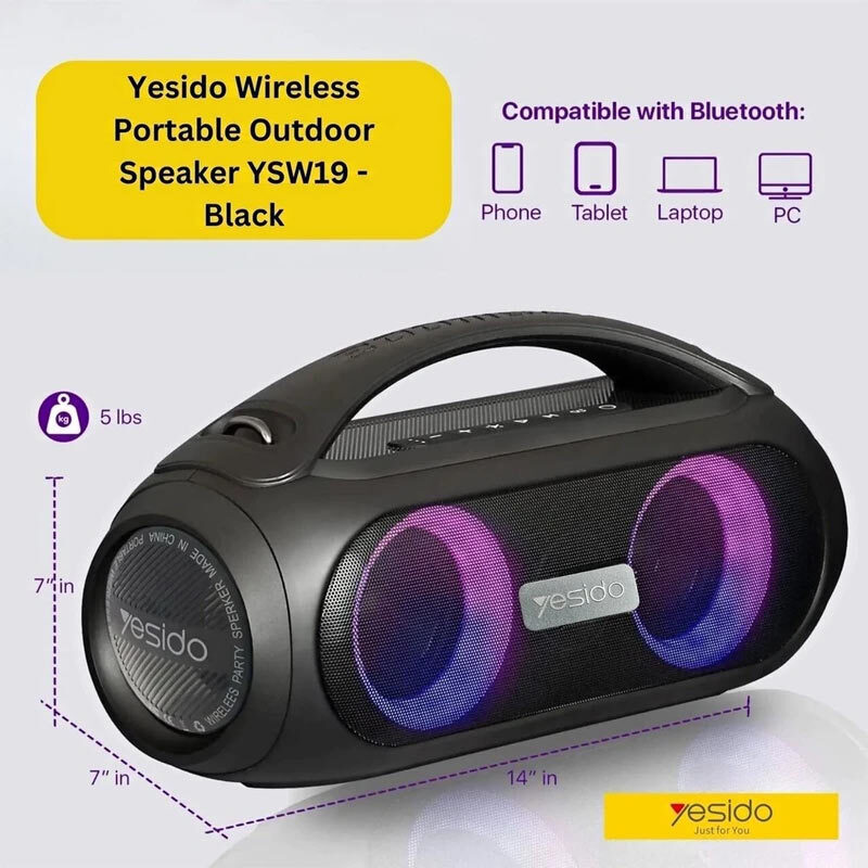 اسپیکر بلوتوثی یسیدو YSW19