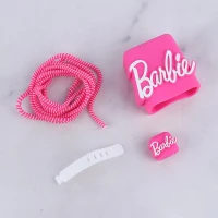 ست محافظ کابل و کلگی شارژر شیائومی 33 وات طرح Barbie