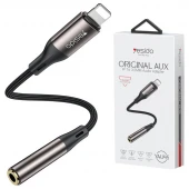 تبدیل Lightning به AUX یسیدو YAU45 طول 13 سانتی متر