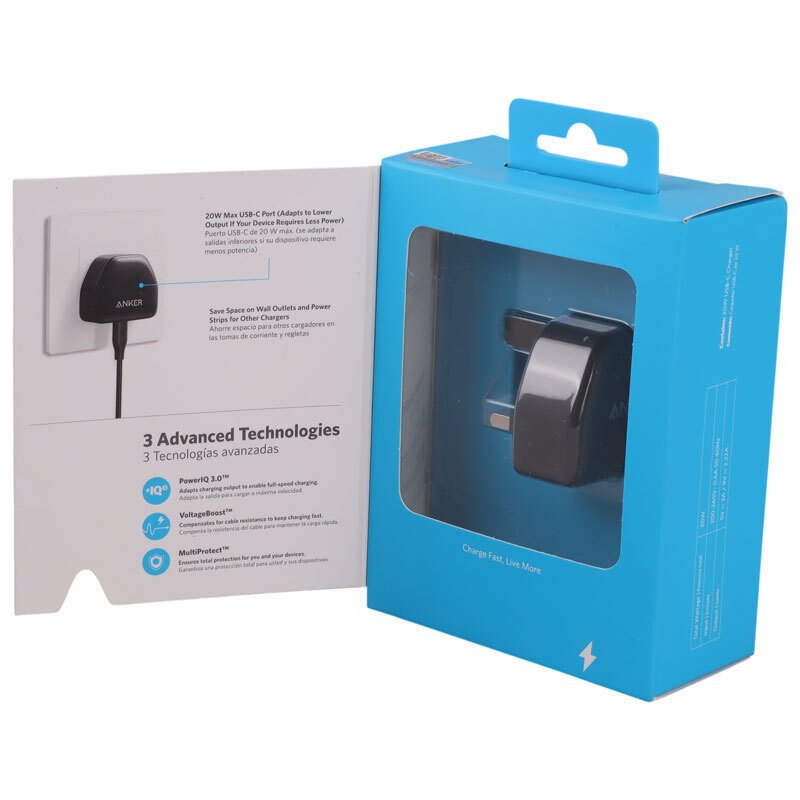 شارژر دیواری 20 وات انکر Powerport 3 Nano A2633 PD 3A