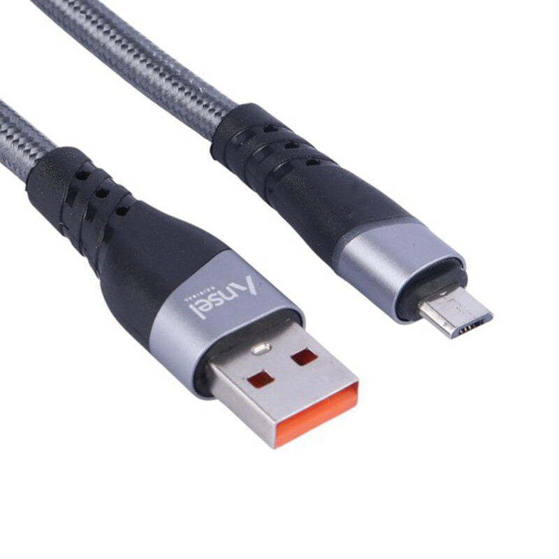 کابل میکرو یو اس بی فست شارژ Ansel A68 6A 1m