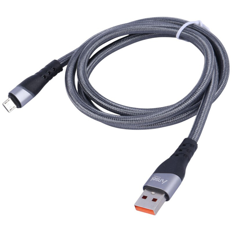 کابل میکرو یو اس بی فست شارژ Ansel A68 6A 1m