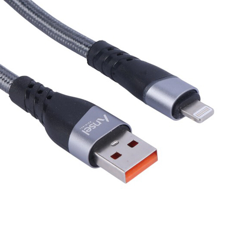کابل آیفونی فست شارژ Ansel A68 6A 1m
