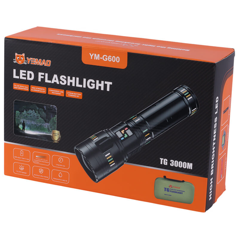 چراغ قوه شارژی Yemao YM-G600