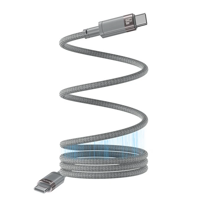کابل تبدیل فست شارژ Yesido CA172C Type-C to Type-C 60W 1m
