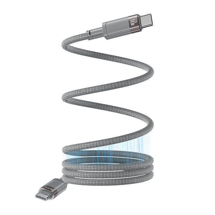 کابل تبدیل فست شارژ Yesido CA172C Type-C to Type-C 60W 1m