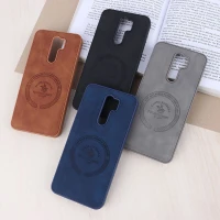 قاب چرمی Polo & Racquet Club شیائومی Redmi 9 / 9 Prime طرح مگ سیف