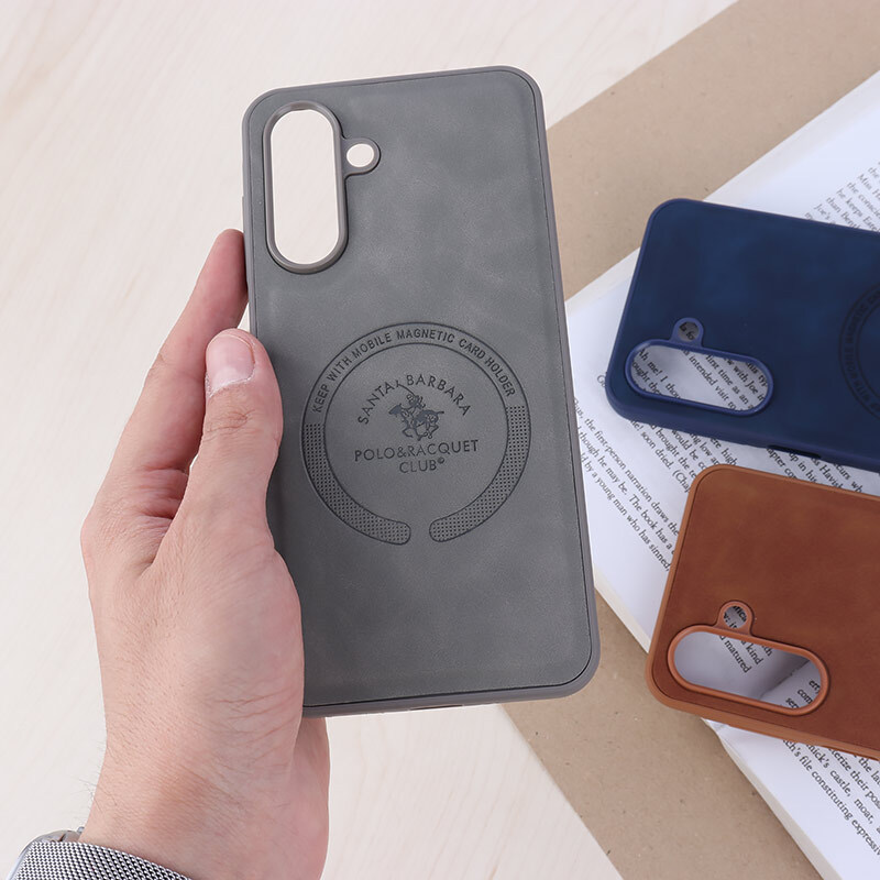 قاب چرمی Polo & Racquet Club سامسونگ Galaxy A26 طرح مگ سیف