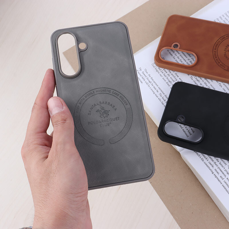 قاب چرمی Polo & Racquet Club سامسونگ Galaxy A56 طرح مگ سیف