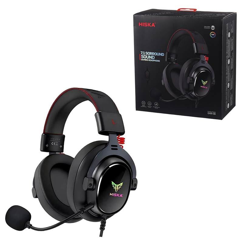 هدست گیمینگ سیم دار Hiska GHR-08