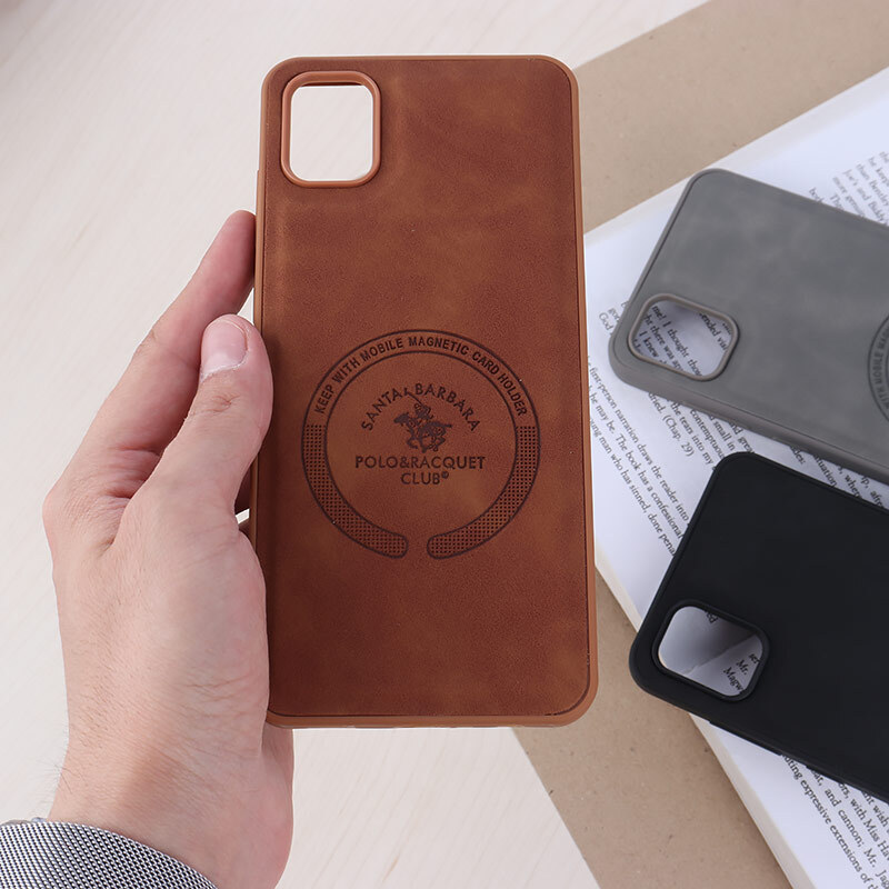 قاب چرمی Polo & Racquet Club سامسونگ Galaxy A05 طرح مگ سیف