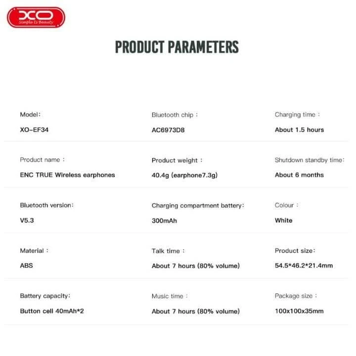 هندزفری بلوتوثی ایکس او XO-EF43