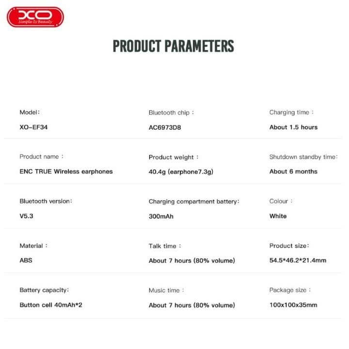 هندزفری بلوتوثی ایکس او XO-EF43
