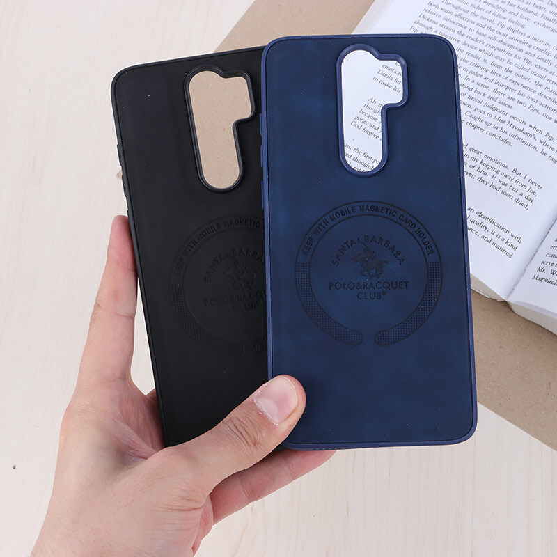 قاب چرمی Polo & Racquet Club شیائومی Redmi Note 8 Pro طرح مگ سیف