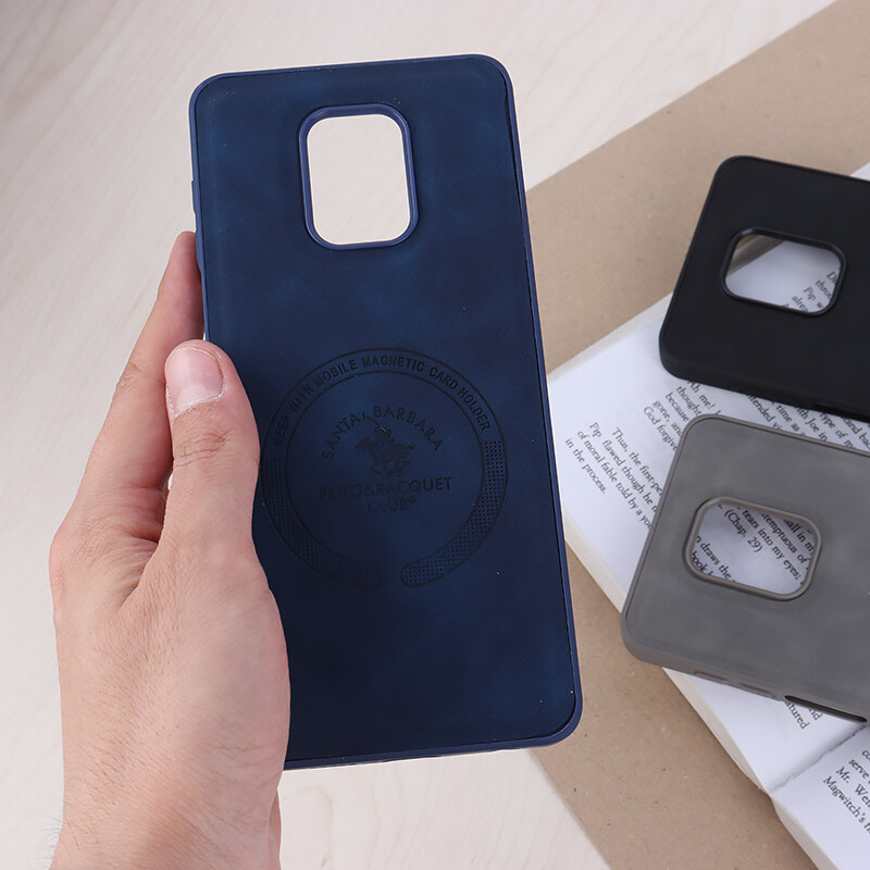 قاب چرمی Polo & Racquet Club شیائومی Redmi Note 9S / Note 9 Pro / Note 10 Lite طرح مگ سیف