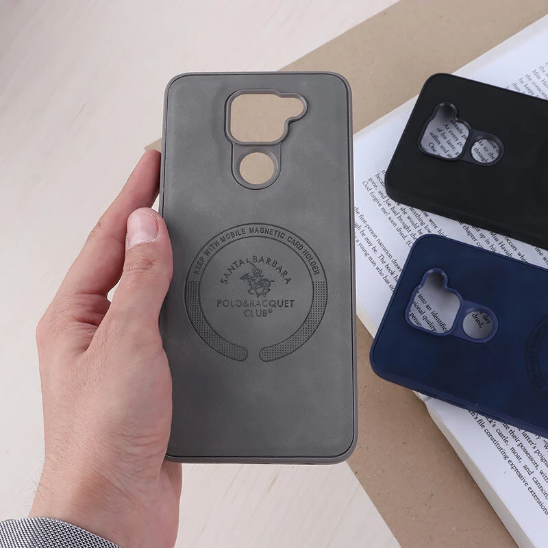 قاب چرمی Polo & Racquet Club شیائومی Redmi Note 9 / Redmi 10x 4G طرح مگ سیف
