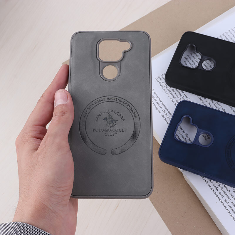قاب چرمی Polo & Racquet Club شیائومی Redmi Note 9 / Redmi 10x 4G طرح مگ سیف