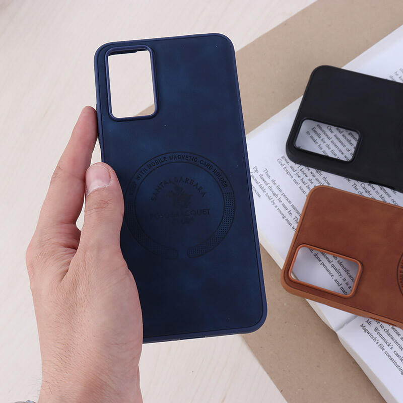 قاب چرمی Polo & Racquet Club شیائومی Redmi Note 12S طرح مگ سیف