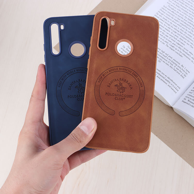 قاب چرمی Polo & Racquet Club شیائومی Redmi Note 8 طرح مگ سیف