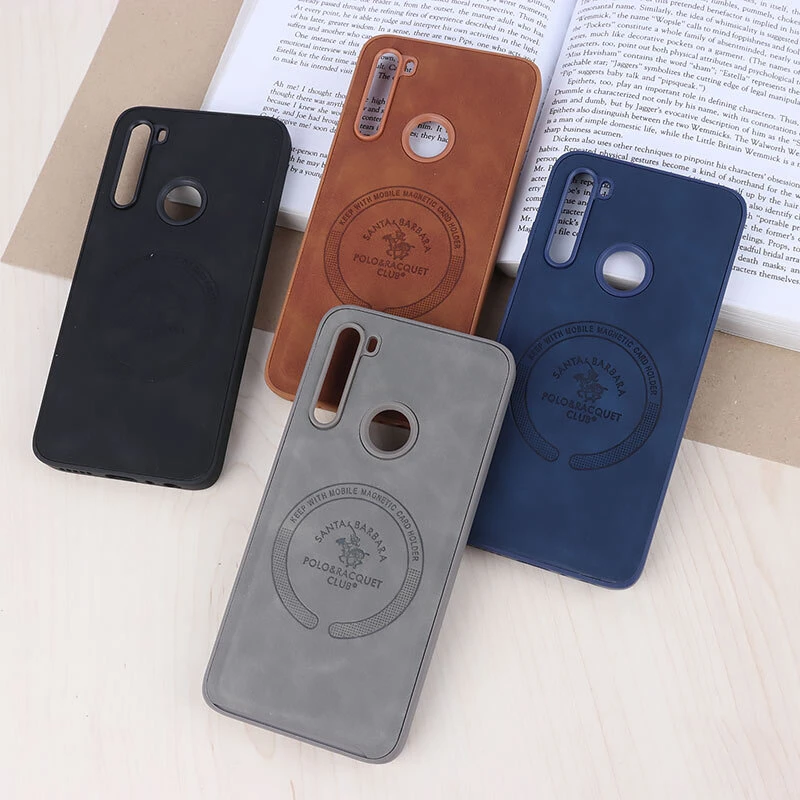 قاب چرمی Polo & Racquet Club شیائومی Redmi Note 8 طرح مگ سیف