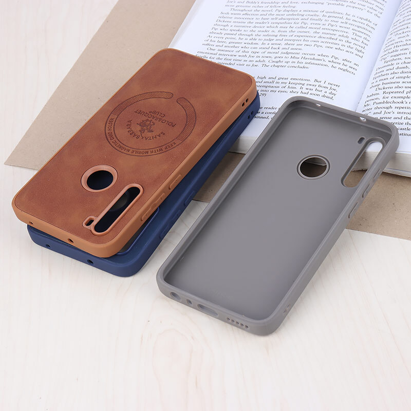 قاب چرمی Polo & Racquet Club شیائومی Redmi Note 8 طرح مگ سیف