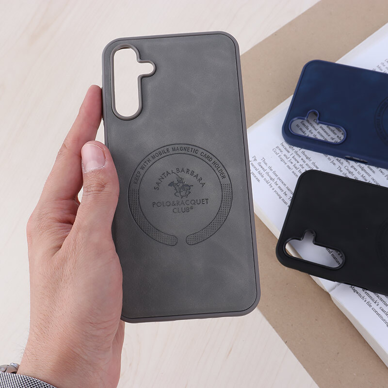 قاب چرمی Polo & Racquet Club سامسونگ Galaxy A15 طرح مگ سیف