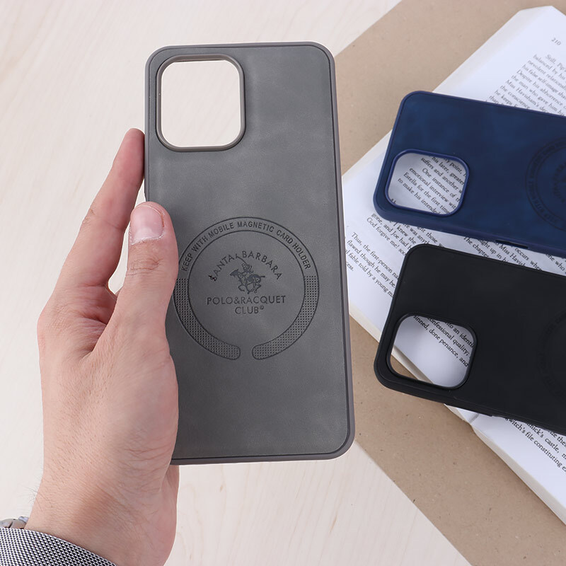 قاب چرمی Polo & Racquet Club شیائومی Redmi 12 طرح مگ سیف