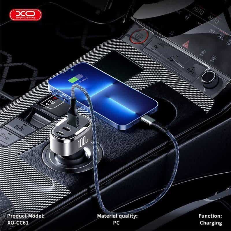 شارژر فندکی فست شارژ Xo XO-CC61 3A 45W