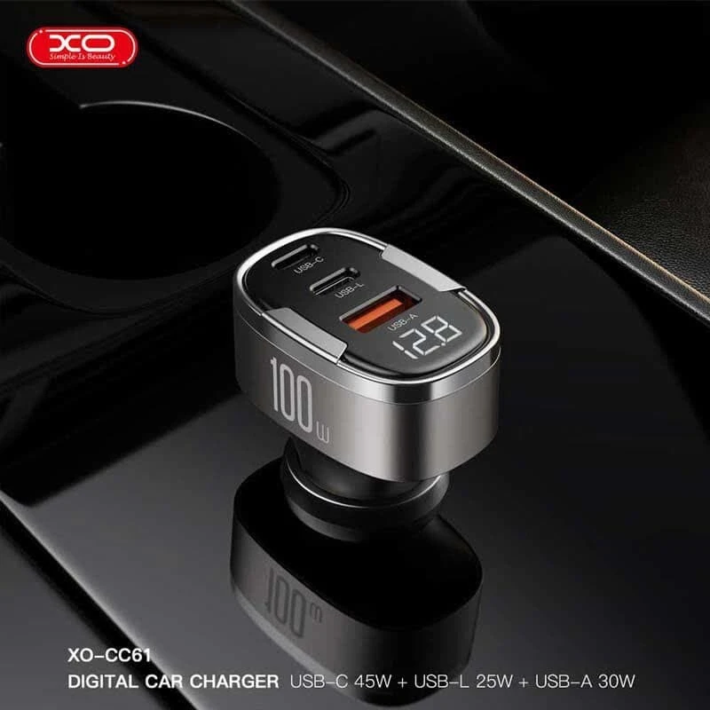 شارژر فندکی فست شارژ Xo XO-CC61 3A 45W