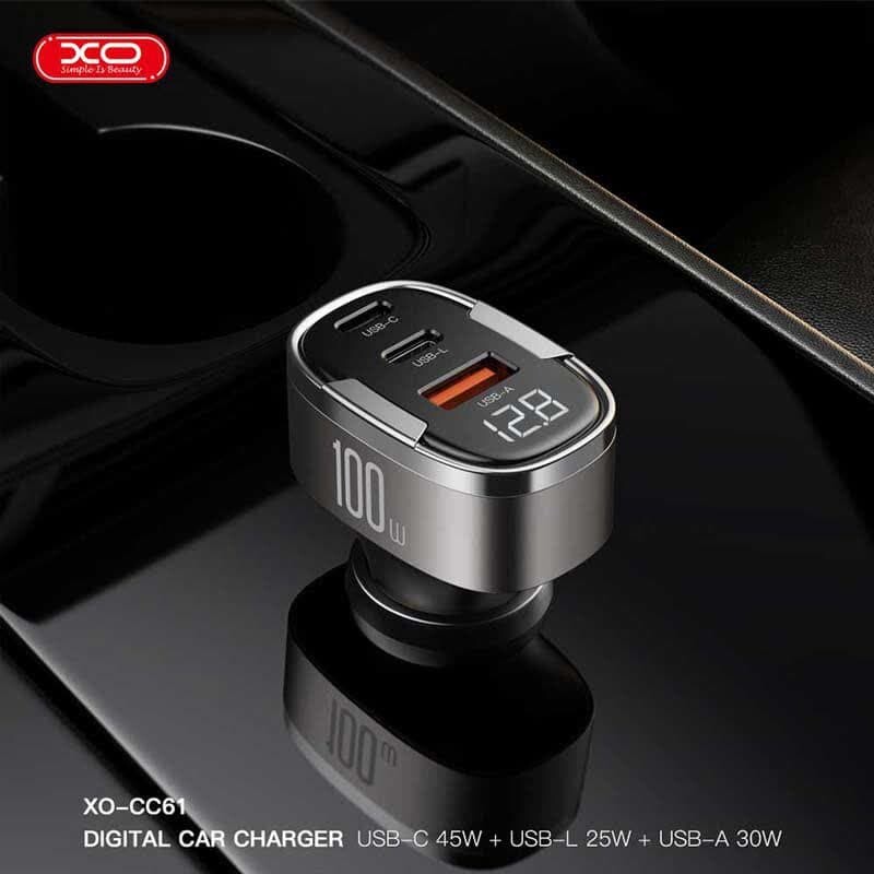 شارژر فندکی فست شارژ Xo XO-CC61 3A 45W