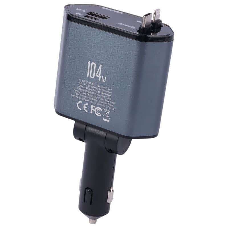 شارژر فندکی فست شارژ XO XO-CC62 6.5A 65W