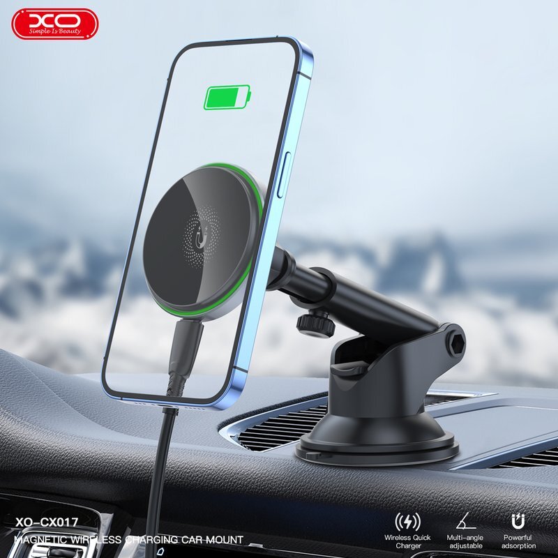 هولدر و شارژر وایرلس 15 وات ایکس او XO-CX017