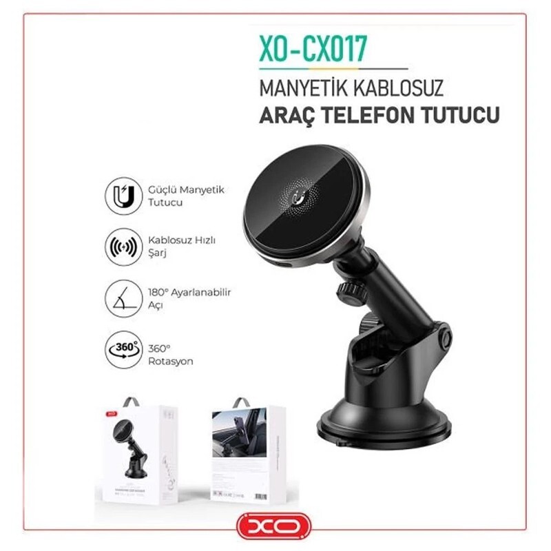 هولدر و شارژر وایرلس 15 وات ایکس او XO-CX017