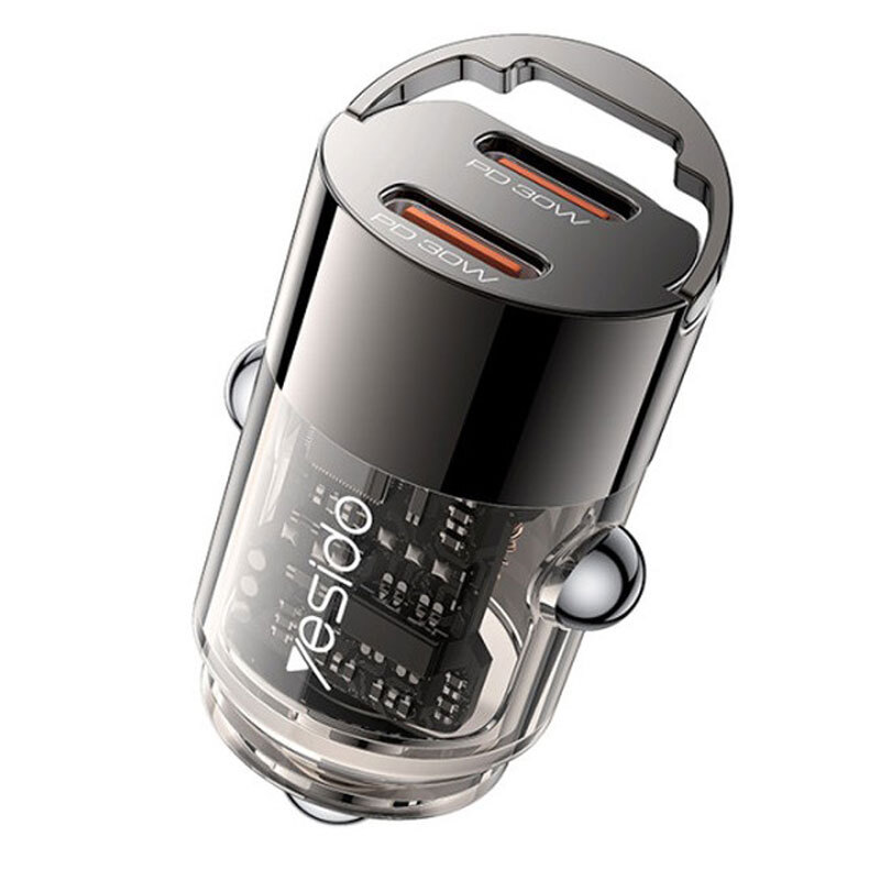 شارژر فندکی فست شارژ YESIDO Y69 3A QC 30W