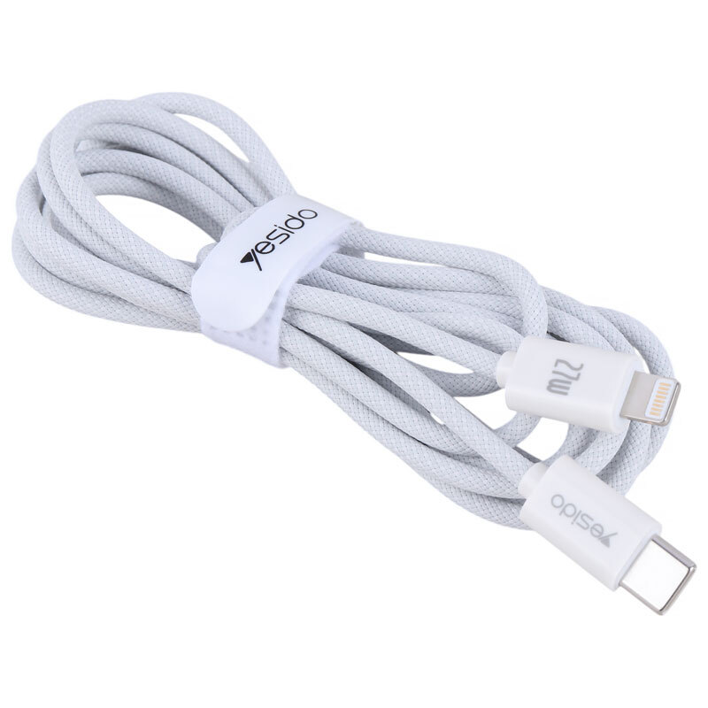 کابل تبدیل فست شارژ Yesido CA171 Type-C To Lightning PD 27W 2m