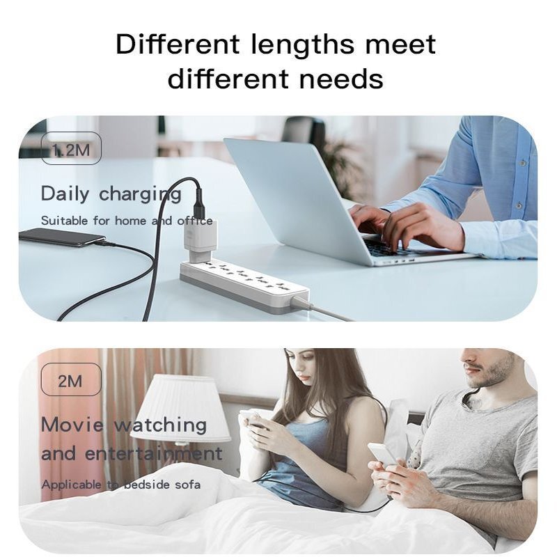 کابل آیفونی فست شارژ Yesido CA97L 2.4A 1.2m