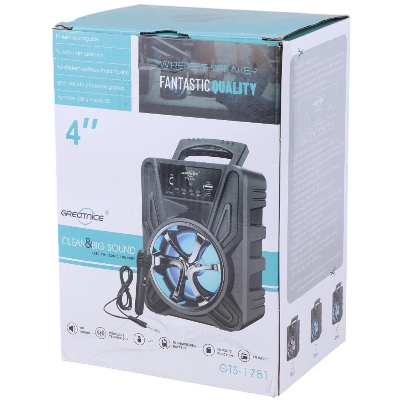 اسپیکر بلوتوثی گریت نایس GTS-1781 + میکروفون