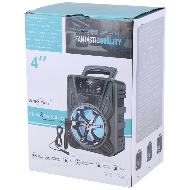اسپیکر بلوتوثی گریت نایس GTS-1781 + میکروفون