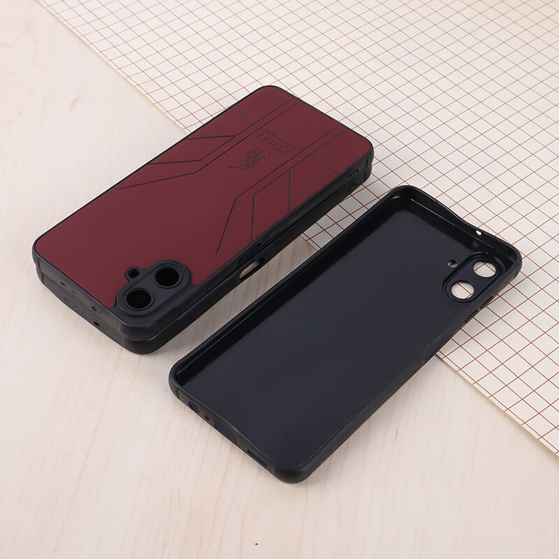 قاب چرمی Polo Ralph Laren سامسونگ Galaxy A06 طرح دار محافظ لنزدار
