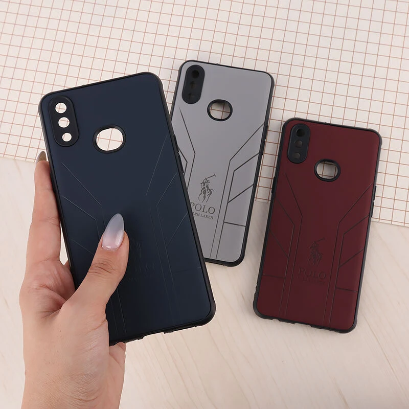 قاب چرمی Polo Ralph Laren سامسونگ Galaxy A10s طرح دار محافظ لنزدار