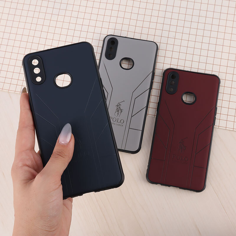 قاب چرمی Polo Ralph Laren سامسونگ Galaxy A10s طرح دار محافظ لنزدار