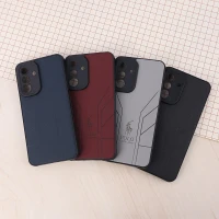 قاب چرمی Polo Ralph Laren سامسونگ Galaxy A36 طرح دار محافظ لنزدار