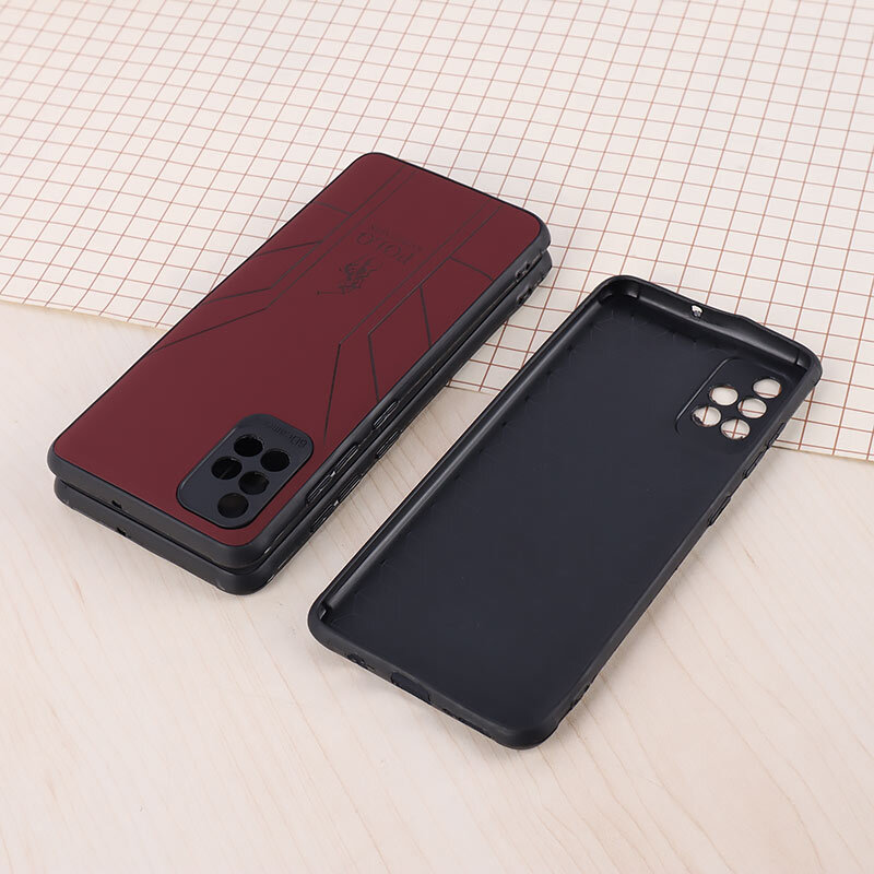 قاب چرمی Polo Ralph Laren سامسونگ Galaxy A51 4G طرح دار محافظ لنزدار