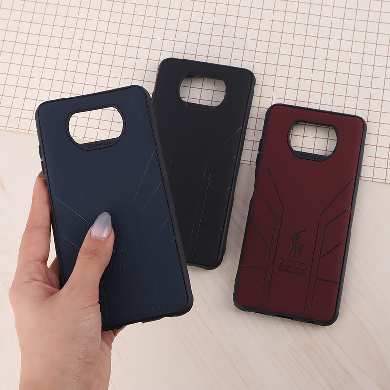 قاب چرمی Polo Ralph Laren شیائومی Poco X3 / X3 NFC / X3 Pro طرح دار