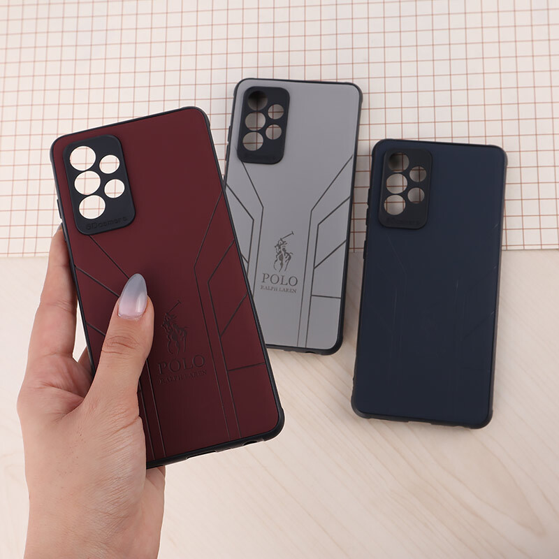 قاب چرمی Polo Ralph Laren سامسونگ Galaxy A52 / A52s طرح دار محافظ لنزدار